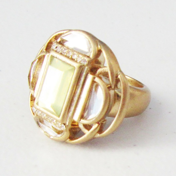 Lia Sophia Jewelry Compass Ring Rare and Gorgeous - Picture 5 of 6